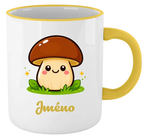 Hrnek Hříbek se jménem