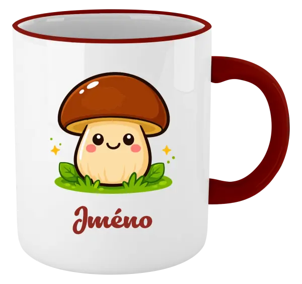 Hrnek Hříbek se jménem