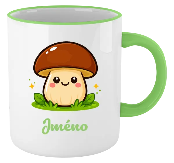 Hrnek Hříbek se jménem