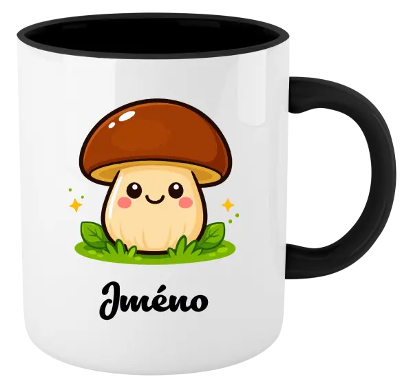 Hrnek Hříbek se jménem