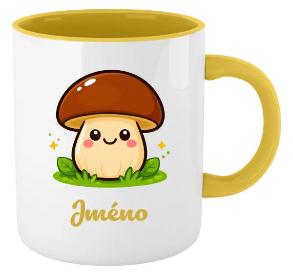 Hrnek Hříbek se jménem