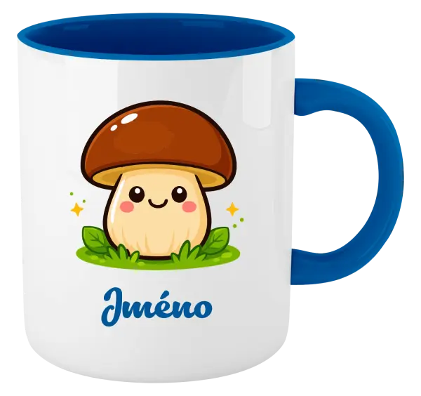 Hrnek Hříbek se jménem