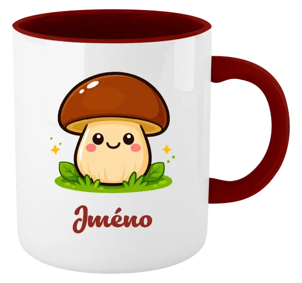 Hrnek Hříbek se jménem