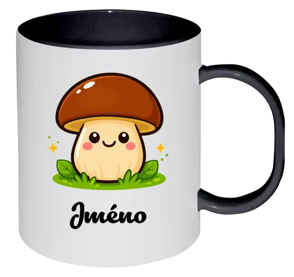 Plastový hrnek Hříbek se jménem