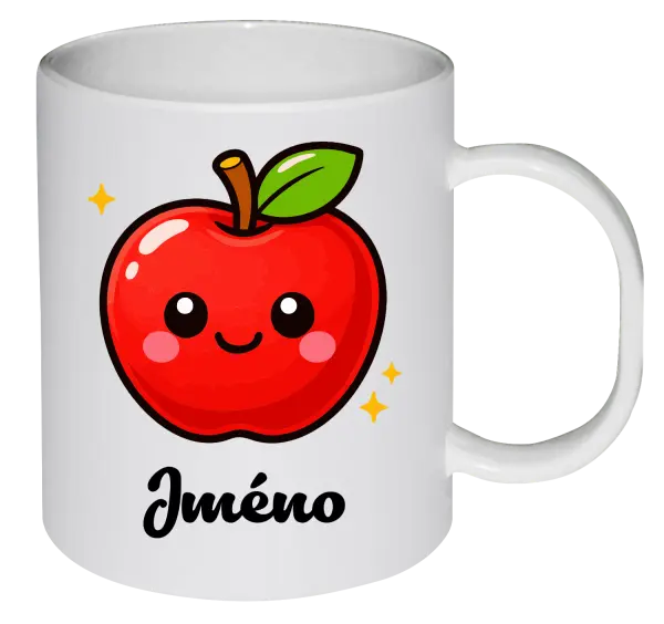 Plastový hrnek Jablíčko se jménem