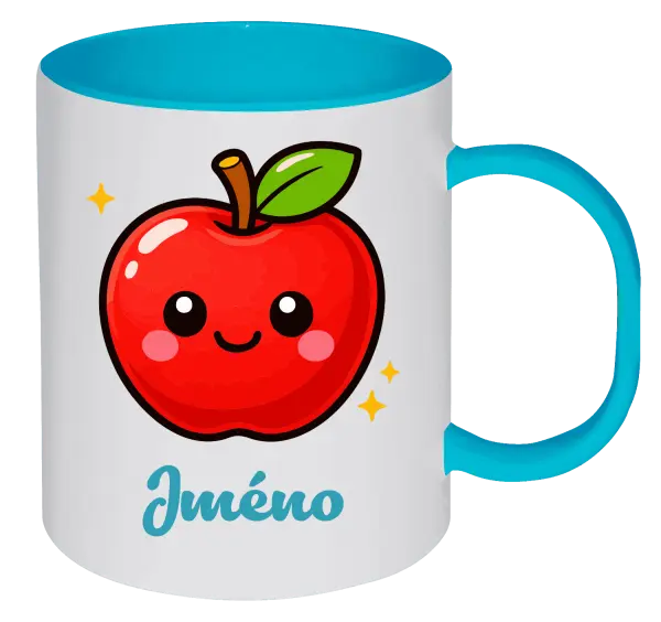 Plastový hrnek Jablíčko se jménem