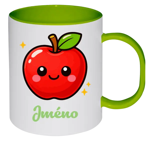Plastový hrnek Jablíčko se jménem