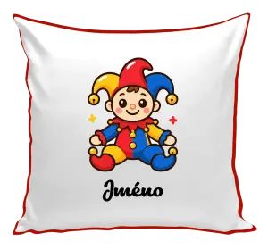 Polštář Kašpárek se jménem