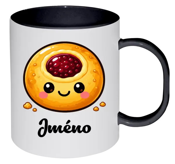 Plastový hrnek Koláček se jménem