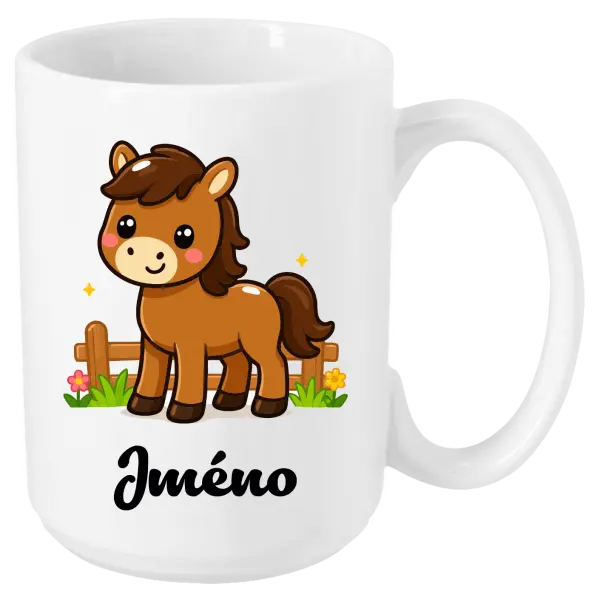 Hrnek Koník se jménem
