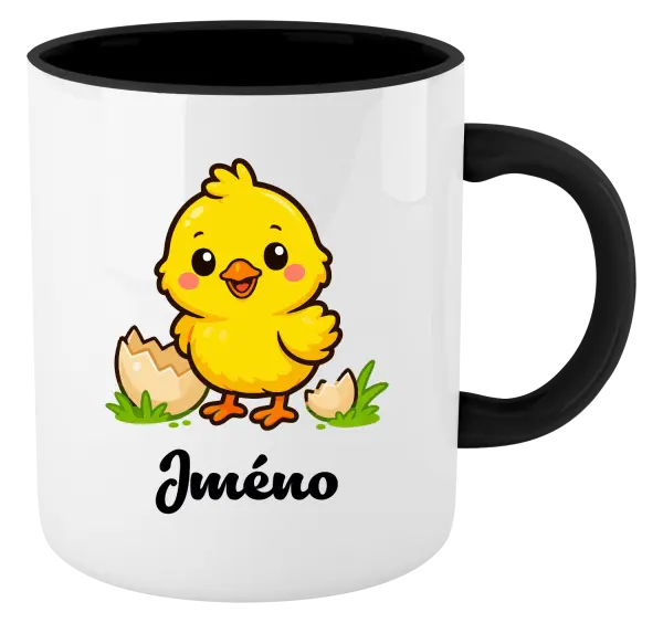 Hrnek Kuřátko se jménem