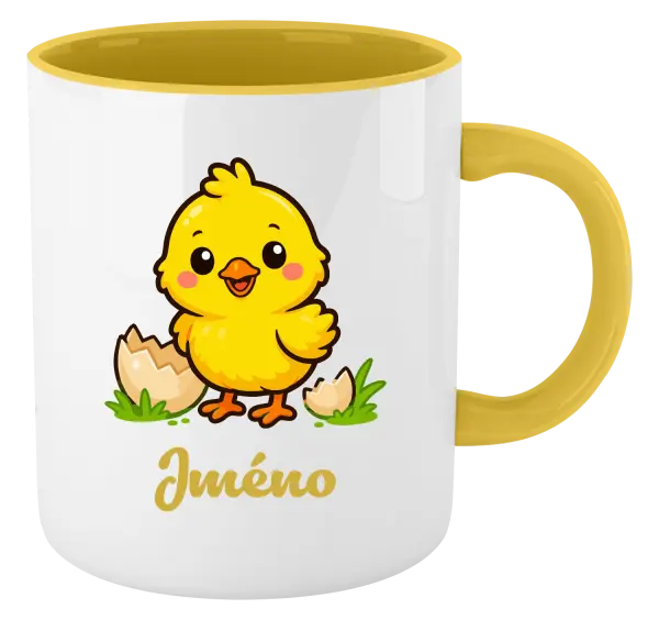 Hrnek Kuřátko se jménem