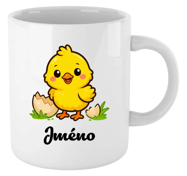 Hrnek Kuřátko se jménem