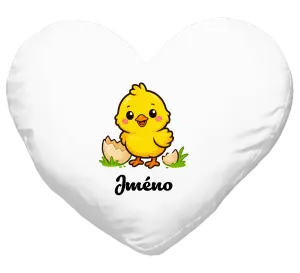 Polštář Kuřátko se jménem