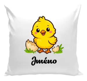 Polštář Kuřátko se jménem