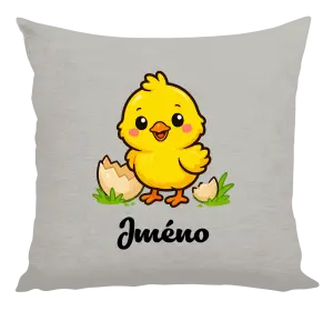Polštář Kuřátko se jménem