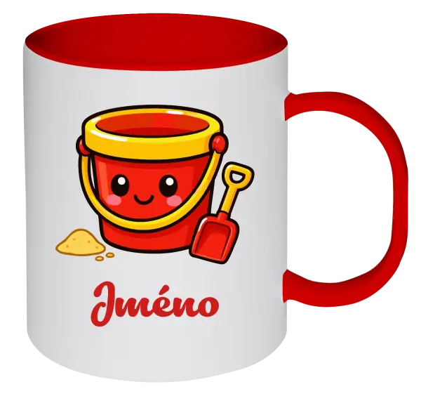 Plastový hrnek Kyblíček se jménem
