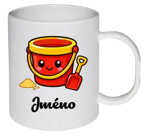 Plastový hrnek Kyblíček se jménem