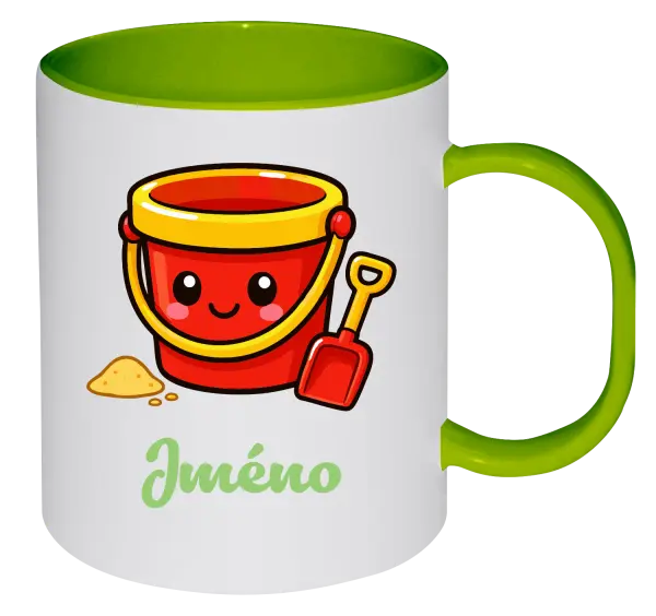 Plastový hrnek Kyblíček se jménem