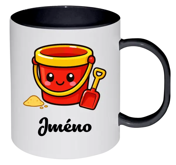 Plastový hrnek Kyblíček se jménem