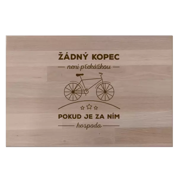 Bukové prkénko Žádný kopec není překážkou, pokud je za ním hospoda