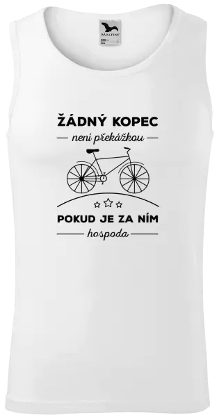 Pánské tílko Žádný kopec není překážkou, pokud je za ním hospoda