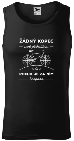 Pánské tílko Žádný kopec není překážkou, pokud je za ním hospoda