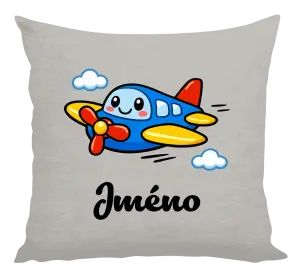 Polštář Letadlo se jménem