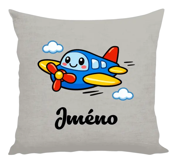 Polštář Letadlo se jménem