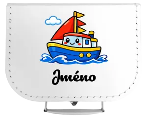 Kufřík Lodička se jménem
