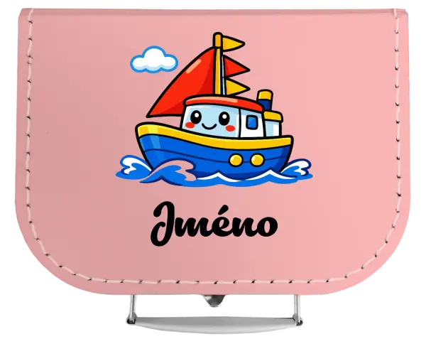 Kufřík Lodička se jménem