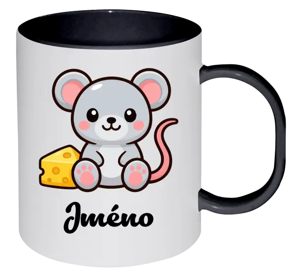 Plastový hrnek Myška se jménem
