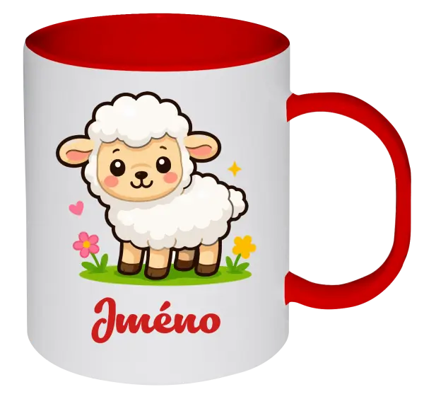 Plastový hrnek Ovečka se jménem