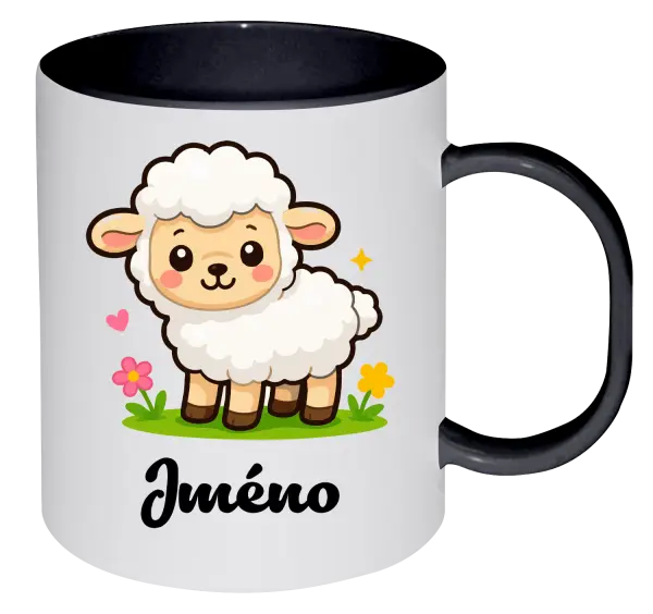 Plastový hrnek Ovečka se jménem