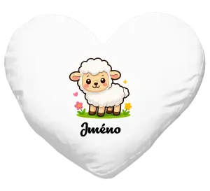 Polštář Ovečka se jménem