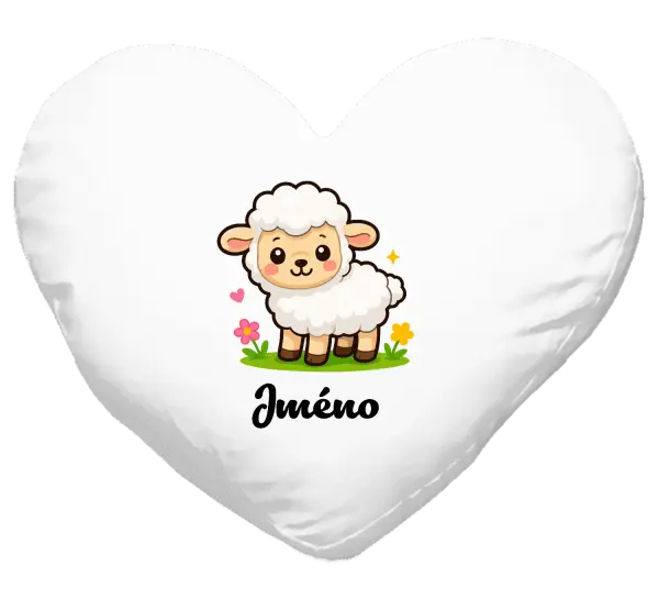 Polštář Ovečka se jménem