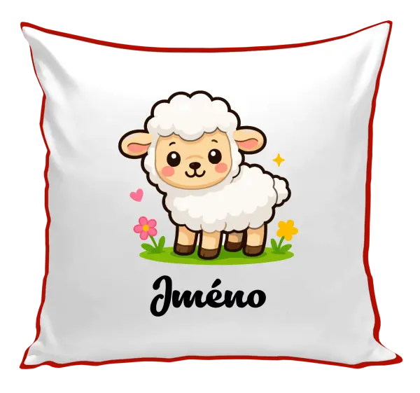 Polštář Ovečka se jménem