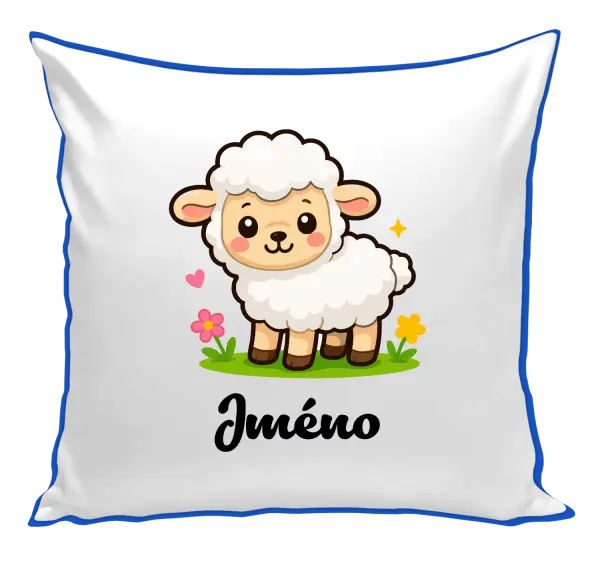 Polštář Ovečka se jménem