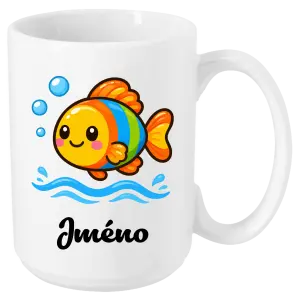Hrnek Rybička se jménem