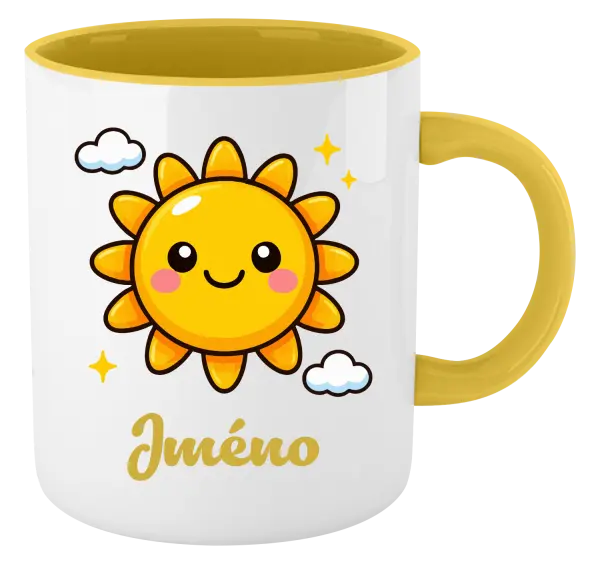 Hrnek Sluníčko se jménem