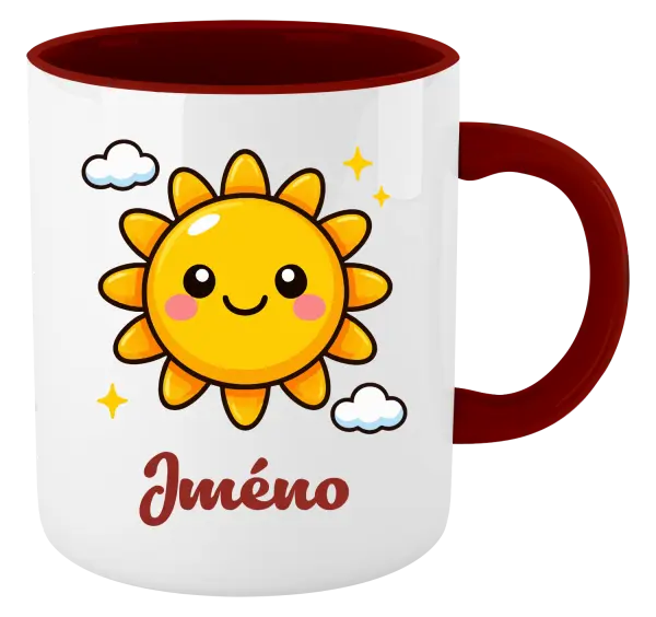 Hrnek Sluníčko se jménem