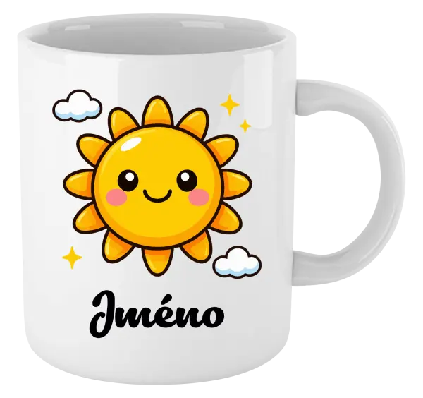Hrnek Sluníčko se jménem