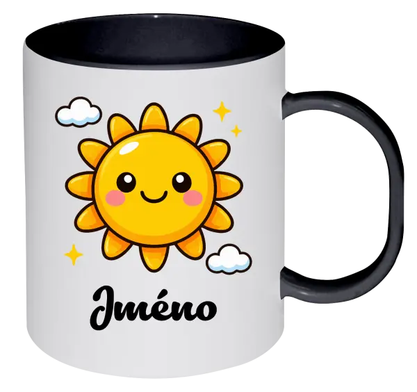 Plastový hrnek Sluníčko se jménem