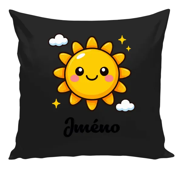 Polštář Sluníčko se jménem