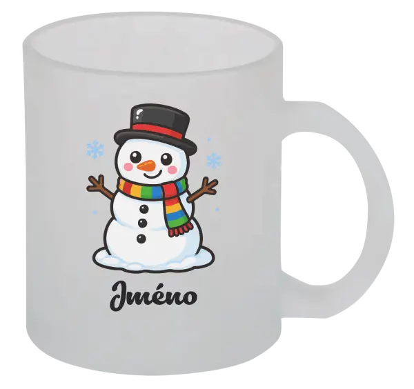 Hrnek Sněhulák se jménem