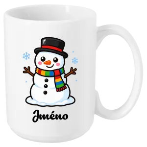 Hrnek Sněhulák se jménem