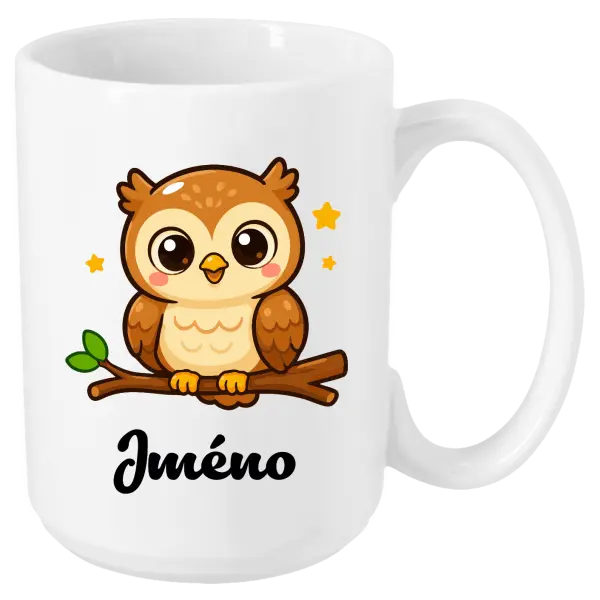 Hrnek Sovička se jménem