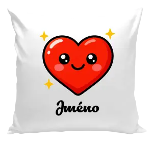 Polštář Srdíčko se jménem