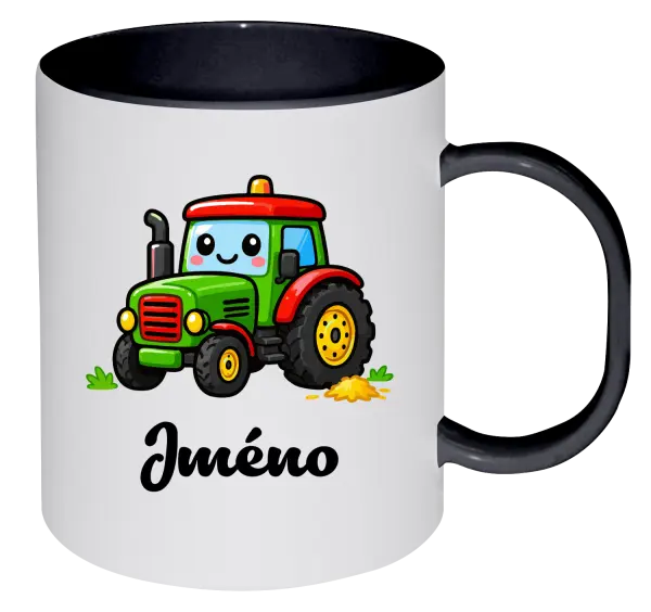 Plastový hrnek Traktůrek se jménem