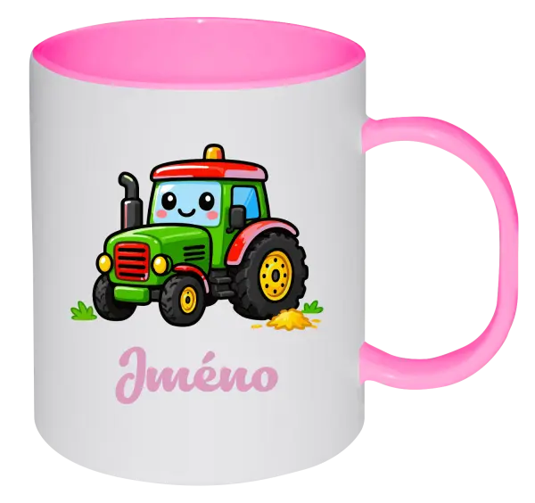 Plastový hrnek Traktůrek se jménem